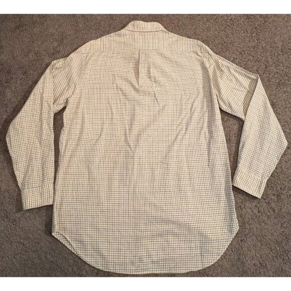 Vintage Burberry Flannel Plaid Brushed Cotton Button Up Shirt Men's Medium - Picture 2 of 7